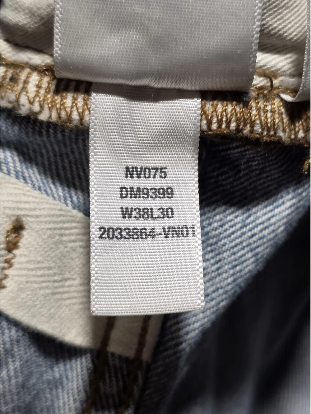 Madewell Men's The 1991 Straight Jeans Size 38x30 Light Wash 100% Cotton NV075